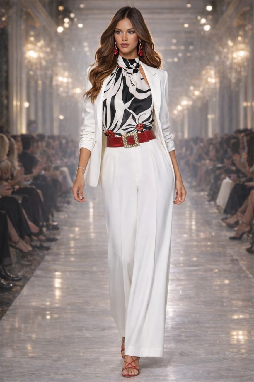 Look 1 collezione Welov S/S 2026 abbigliamento donna Made in Italy