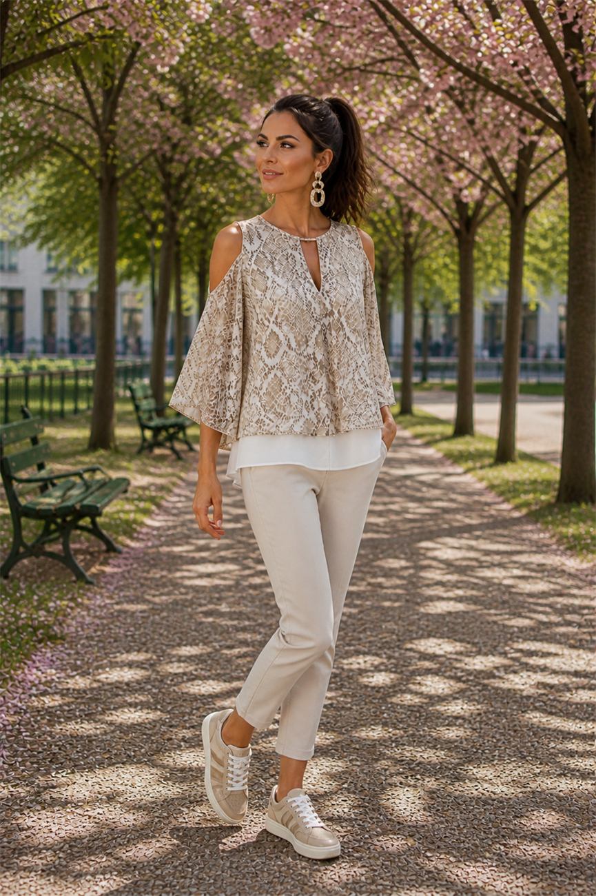 Look 121 collezione Welov S/S 2026 abbigliamento donna Made in Italy