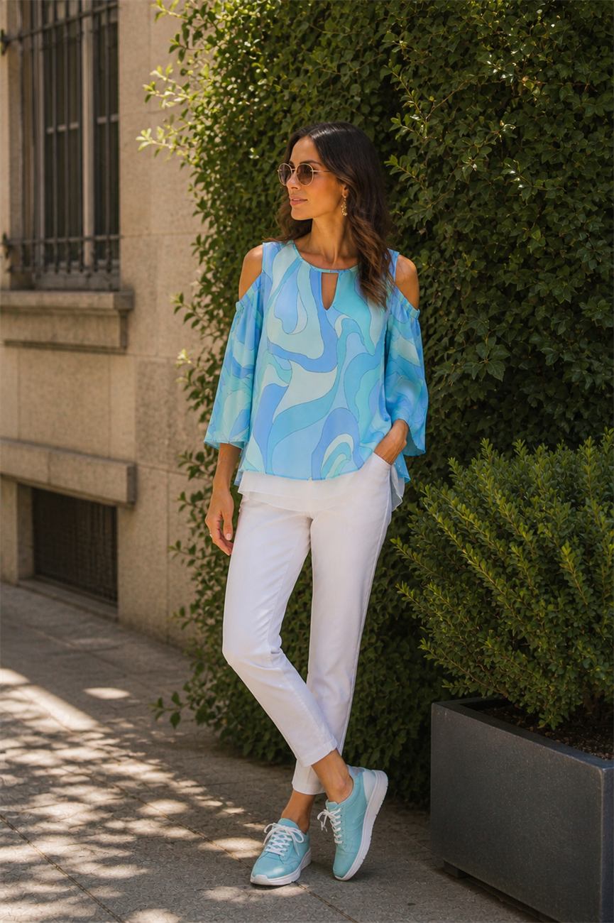 Look 124 collezione Welov S/S 2026 abbigliamento donna Made in Italy