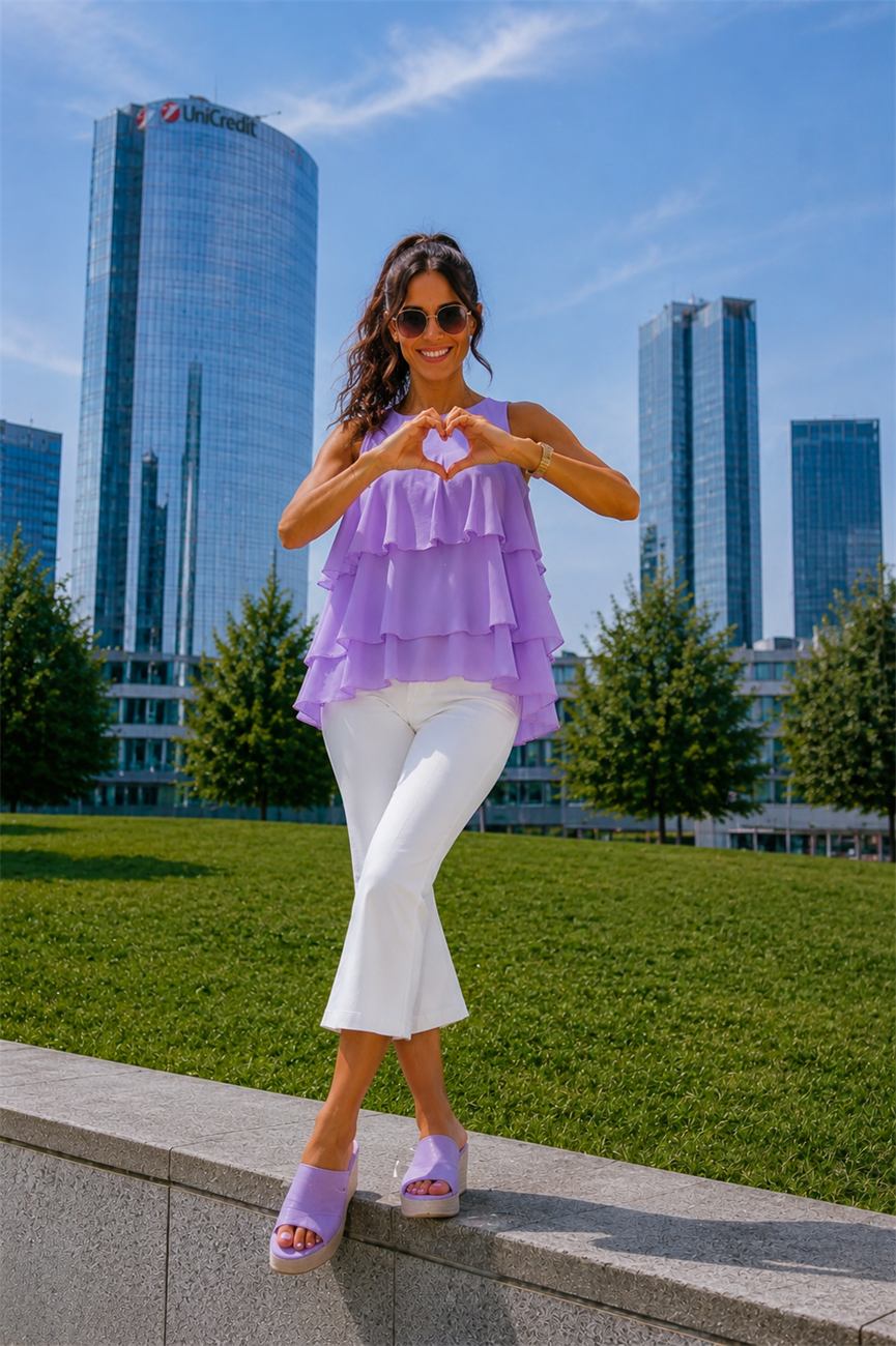 Look 149 collezione Welov S/S 2026 abbigliamento donna Made in Italy