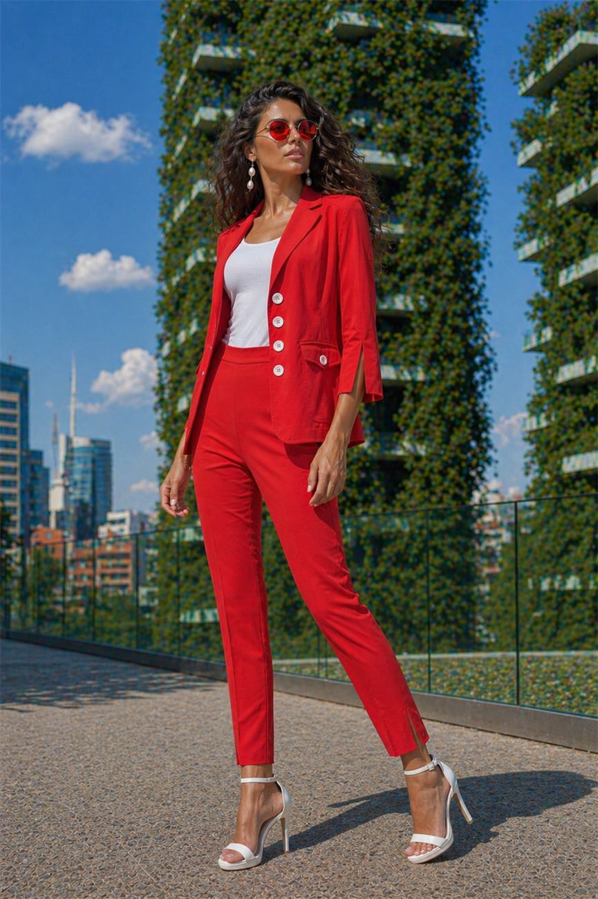 Look 209 collezione Welov S/S 2026 abbigliamento donna Made in Italy